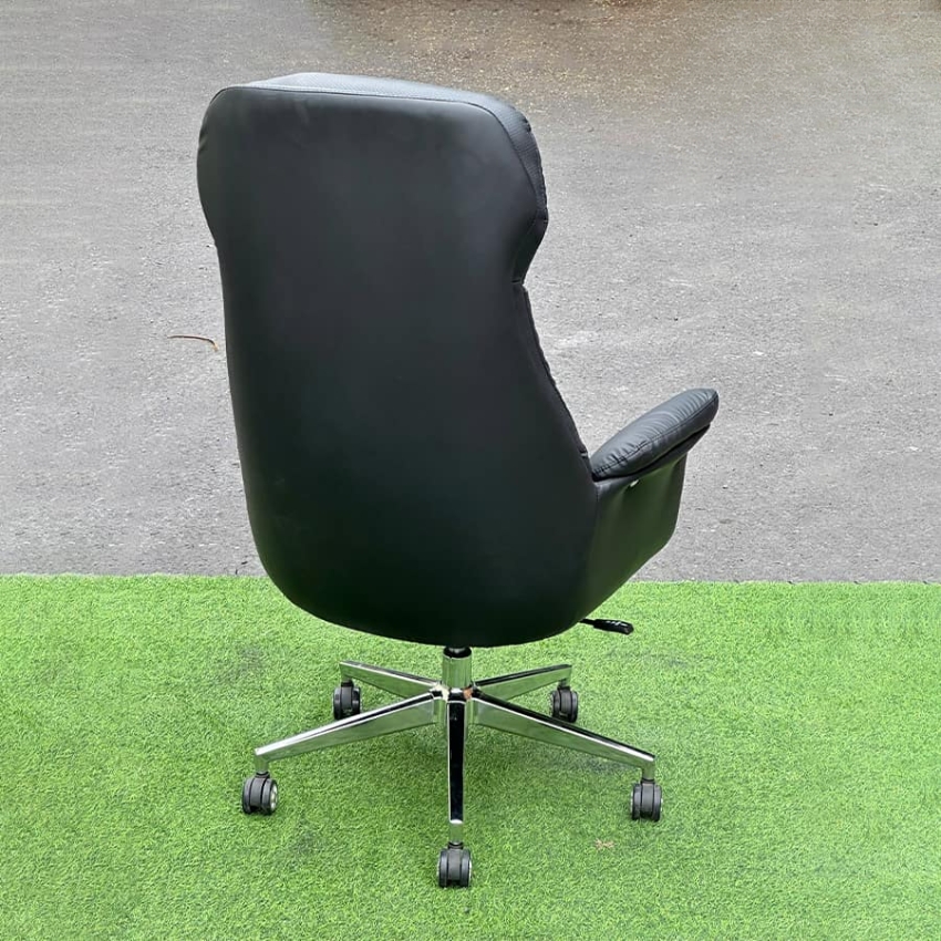 Ghế xoay giám đốc văn phòng bọc da blak, grey: SG - 3808 - $hienthicat